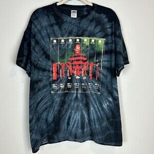 Nightmare on Elm Street Black Tie-Dyed T-shirt XL